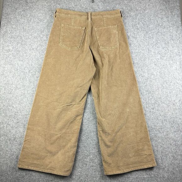 Universal Thread Sailor Wide Leg Pants Womens 14R Corduroy Stretch Boho Baggy - Picture 4 of 13
